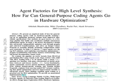 Agent Factories for High Level Synthesis: How Far Can General-Purpose Coding Agents Go in Hardware Optimization?
